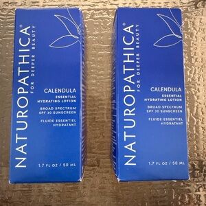Naturopathica Calendula Essential Hydrating Lotion Moisturizer Lot of 2 SPF 30